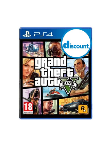 Уцінка -  GTA 5 - Grand Theft Auto V (PS4) (російська версія) Б/В